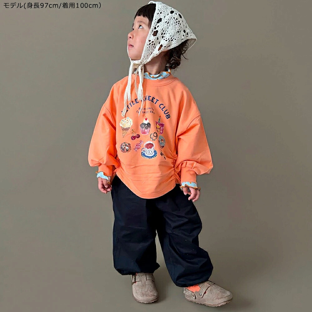 🆕【⭐訂購⭐】🌀 🇯🇵 日本直送 甜點圖案 趣味褶皺設計 抓絨衛衣［3款選］🌀 [ELJA-0027][261102]