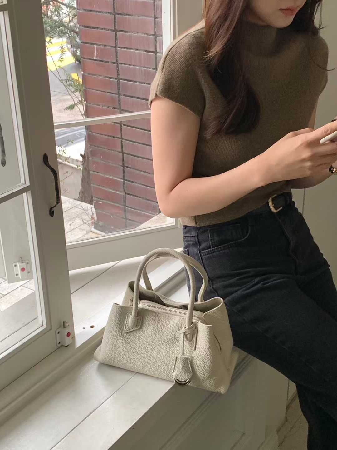 DM03_05  長柄橫Tote (4色)