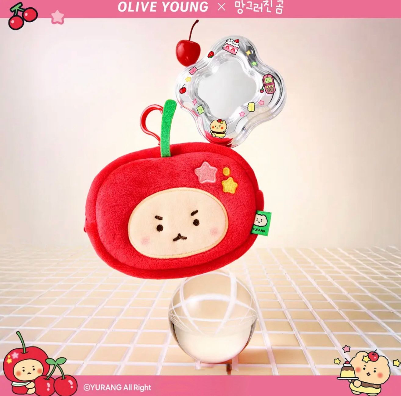 🇰🇷韓國Etude House 水滴氣墊套裝+送替換裝 +送mangomee櫻桃造型化妝袋鑰匙扣