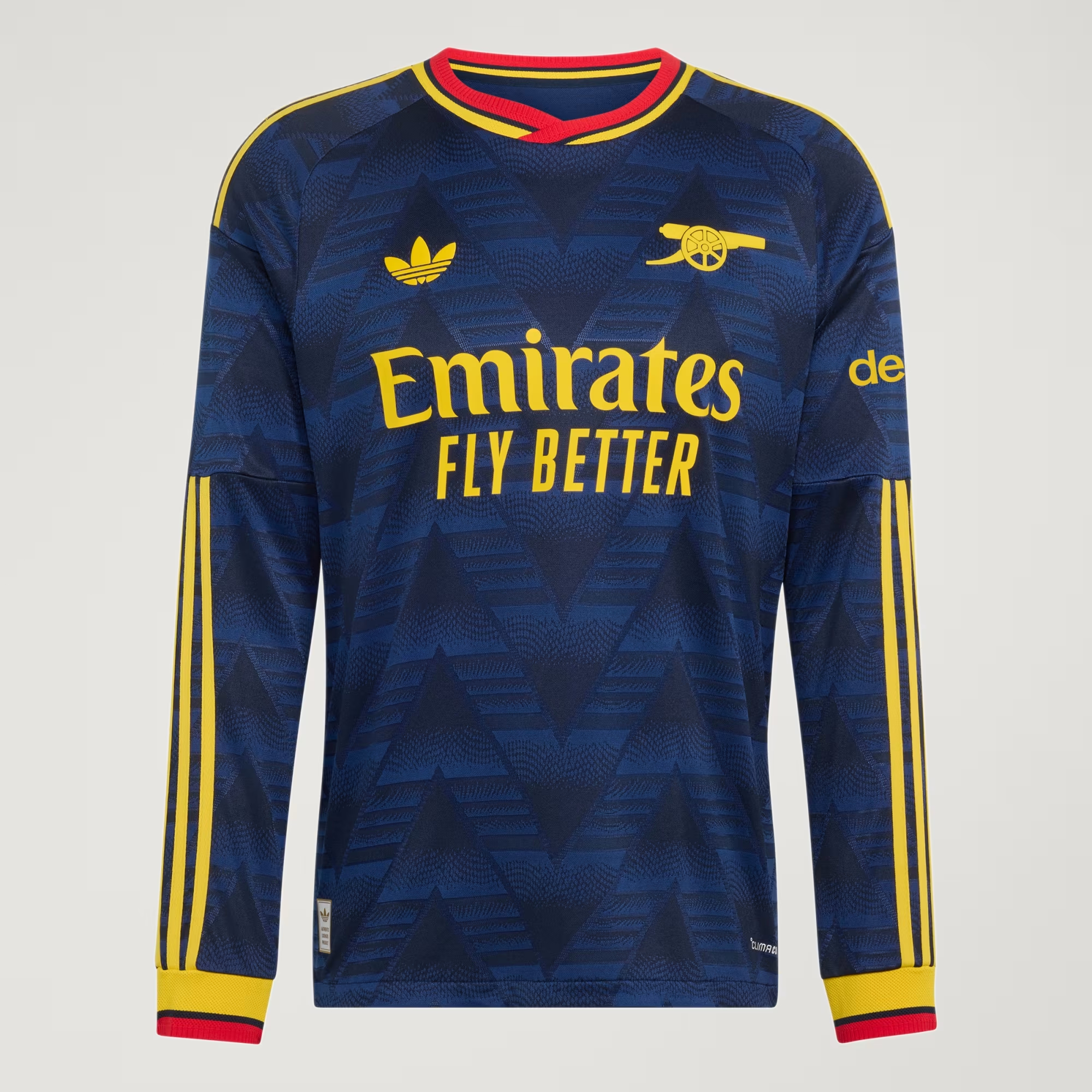 🍌重溫經典香蕉傳奇 Adidas Arsenal 阿仙奴 2026-27 作客 Authentic 球員版長袖球衣 (可加印字章) KB9968