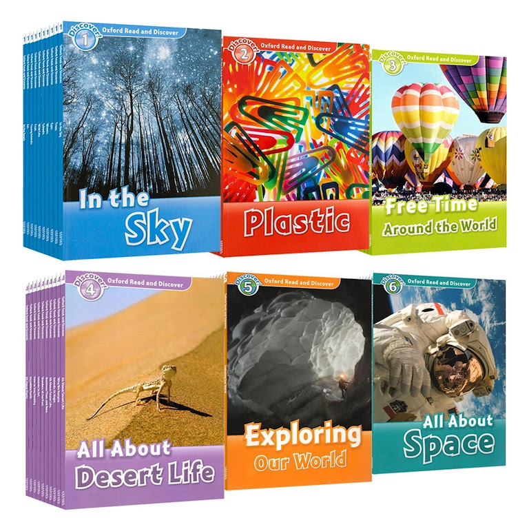 Oxford Read and Discover and Imagine level 1-6 牛津閱讀與探索發現與想像｜full set 108 books｜點讀版