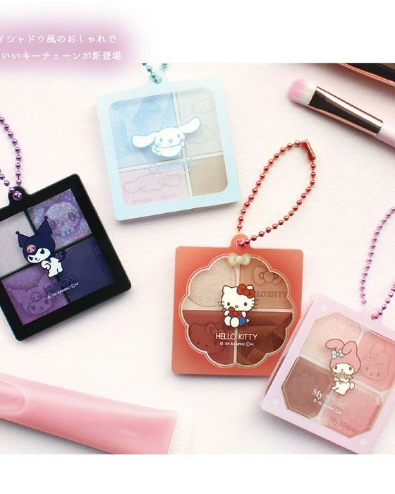 預訂 | 日本Sanrio 彩妝風眼影盒匙扣