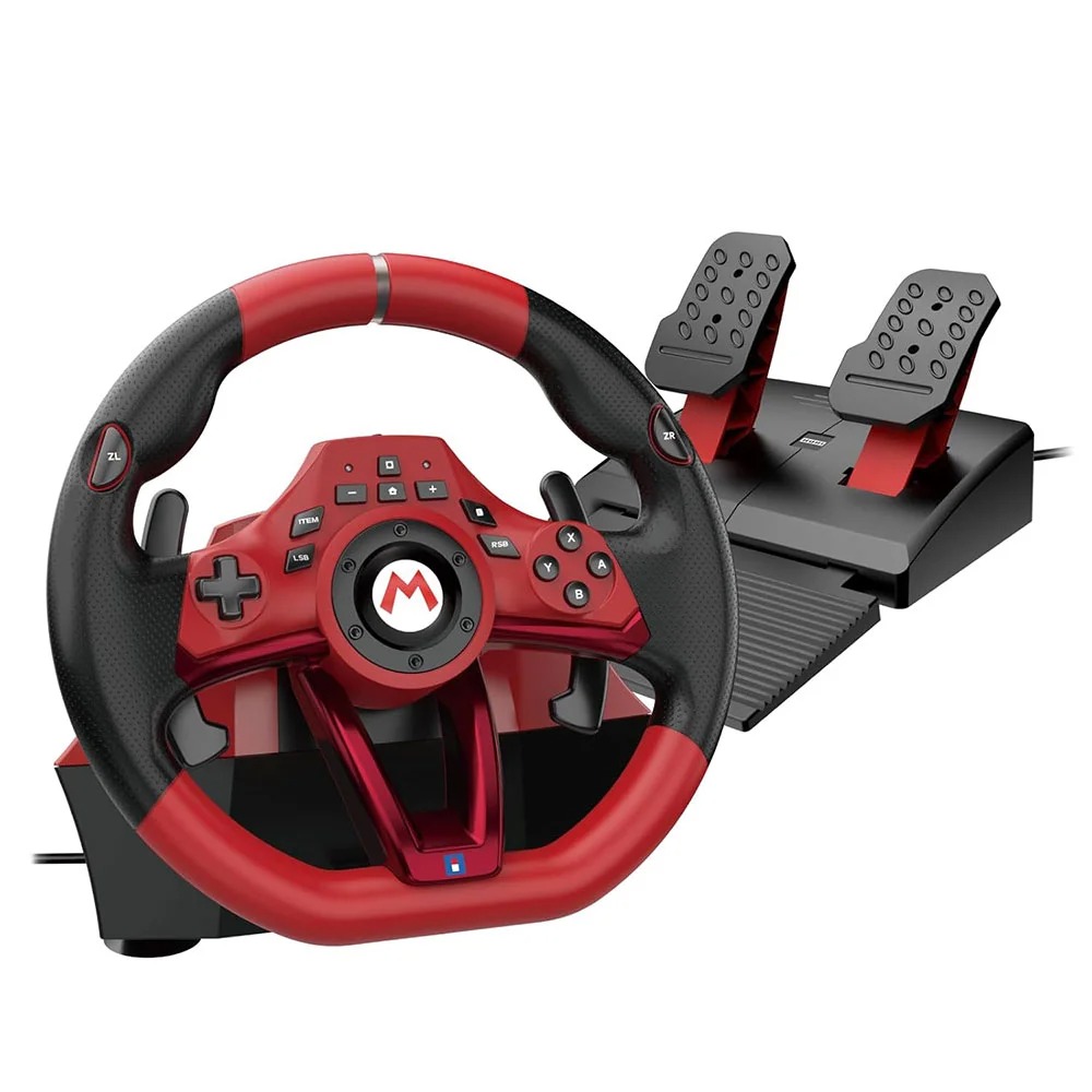 HORI 瑪利歐賽車方向盤 Pro DX for Nintendo Switch 2 NSX-123A 香港行貨