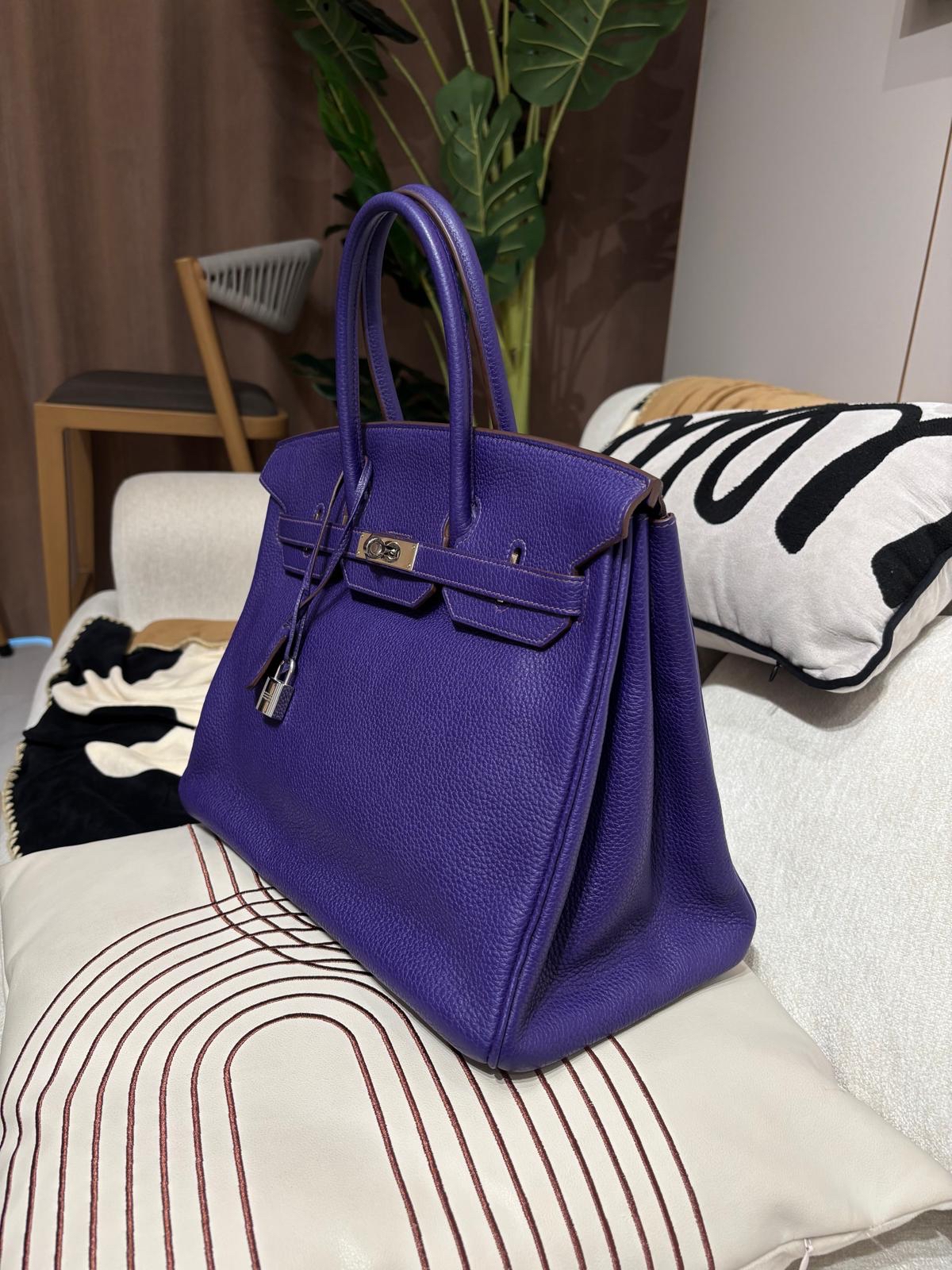Hermes birkin 35,STAMP 口N,iris 100%Authentic ,95%new ✅專門店收據✅鎖Key ✅dust bag✅盒