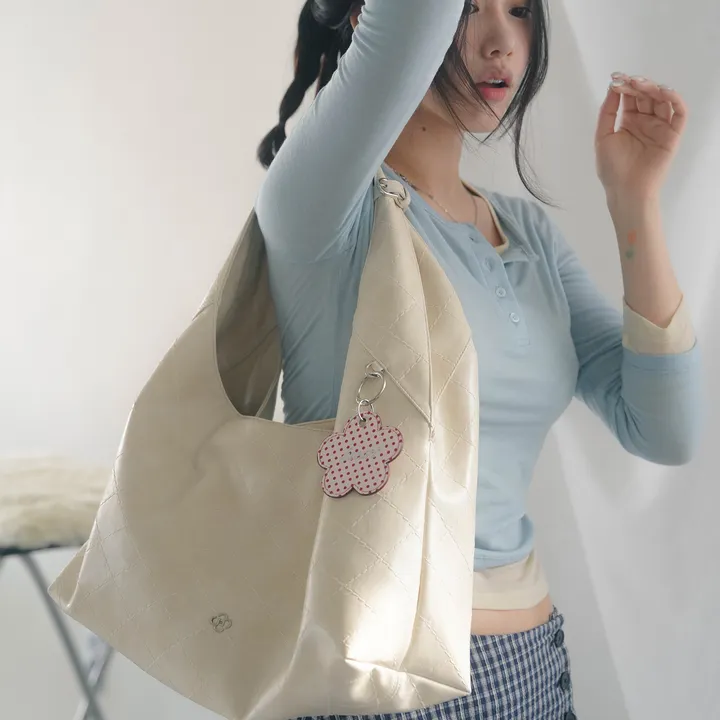 [HEEARI] Margot Leather Qualting Shoulder Bag (3種)