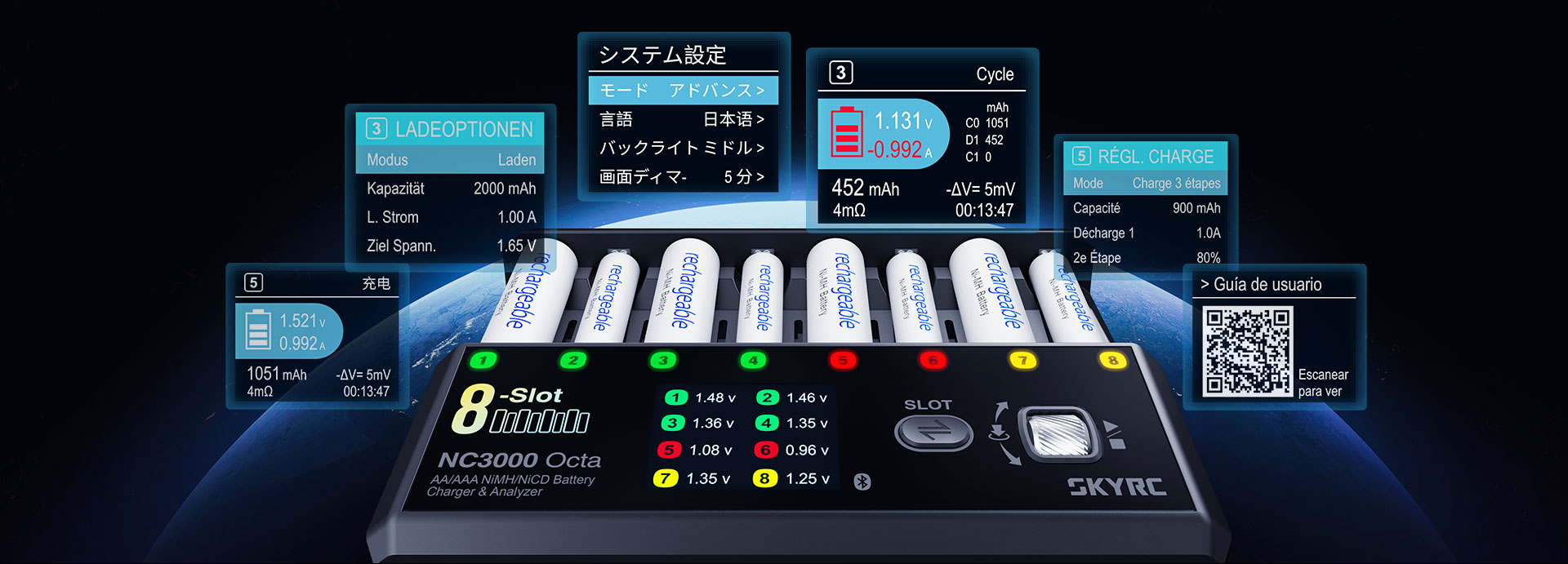 SkyRC NC3000 Octa Charger