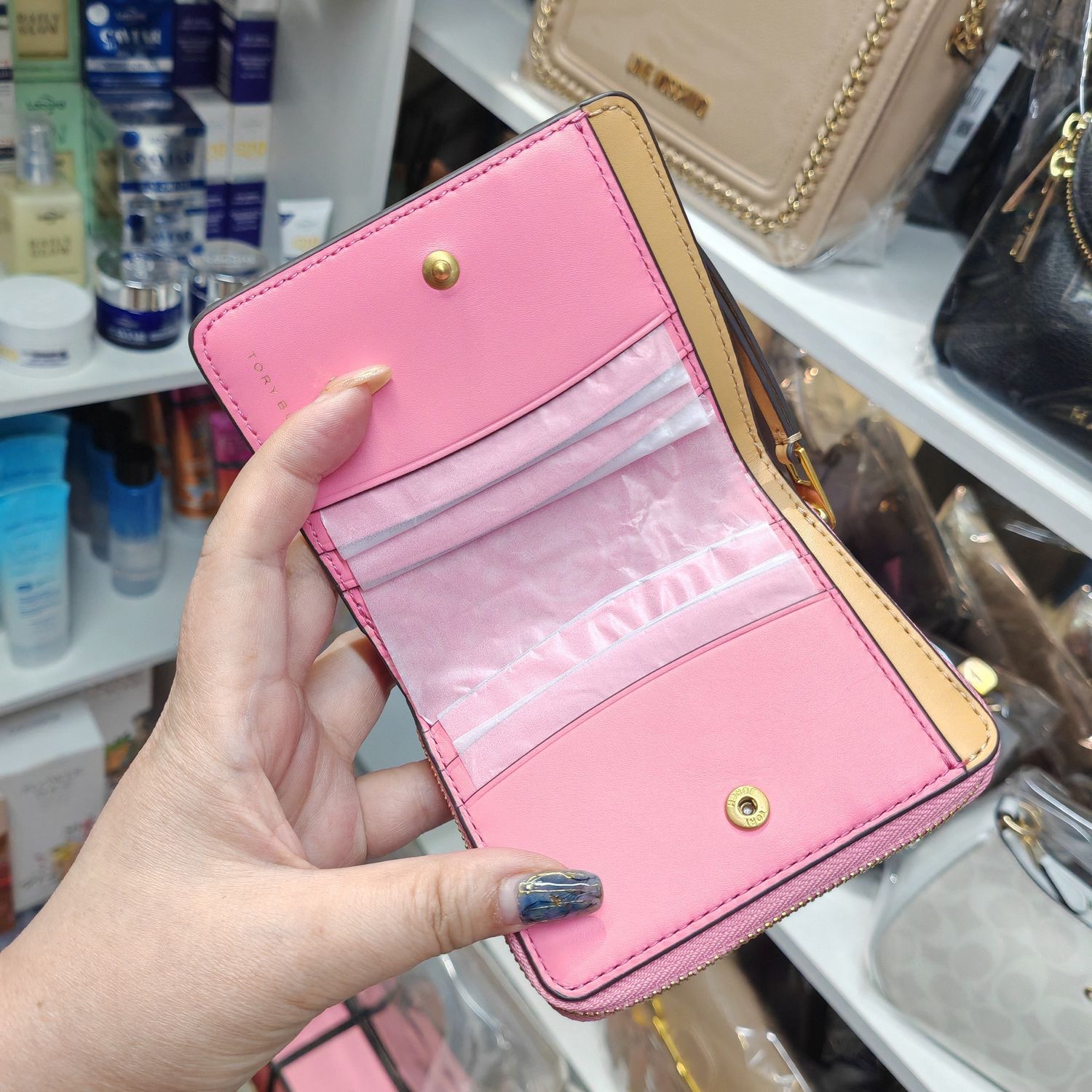 *🇺🇸美國直送Tory Burch 粉色銀包*