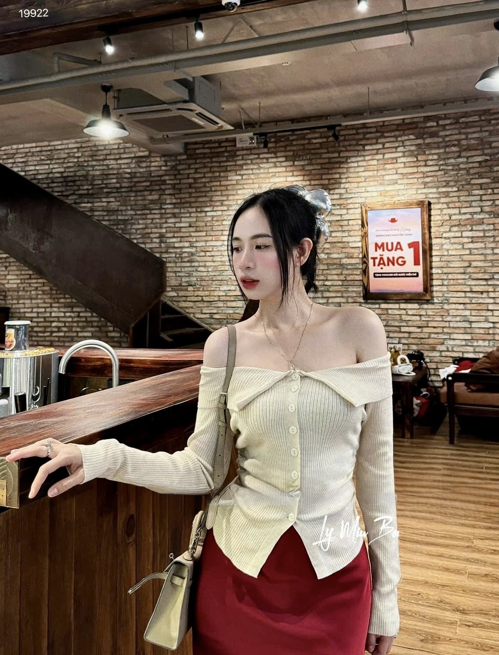 羅紋針織開襟衫  * 翻領針織衫