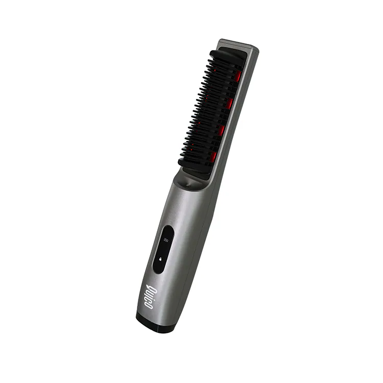 [香港行貨丨一年保養] QUICO Q-Travel 遠紅外線負離子無線造型梳 Q-Travel FIR Ionic Cordless Styling Brush HC309-GRY