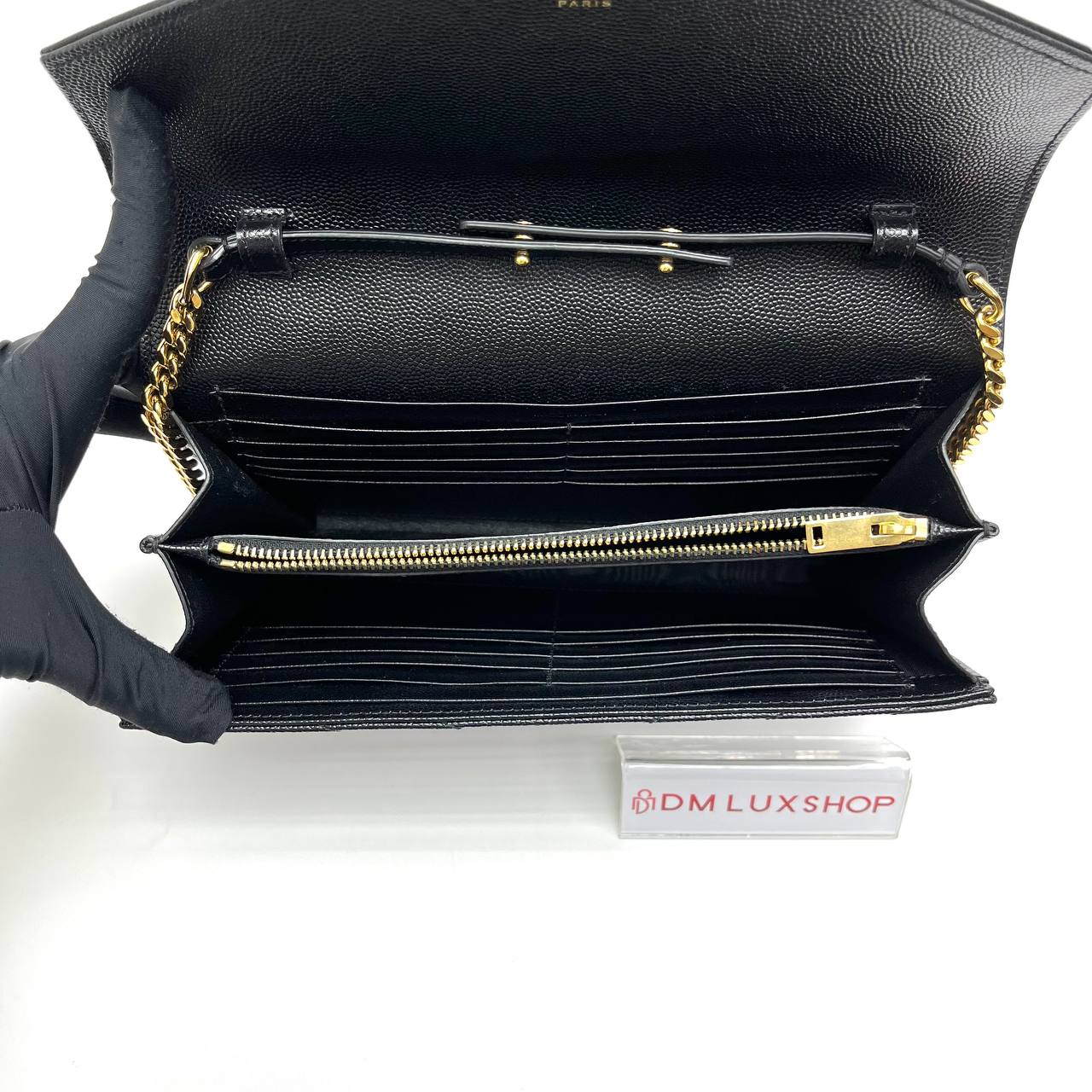 YSL Black Envelope WOC GHW