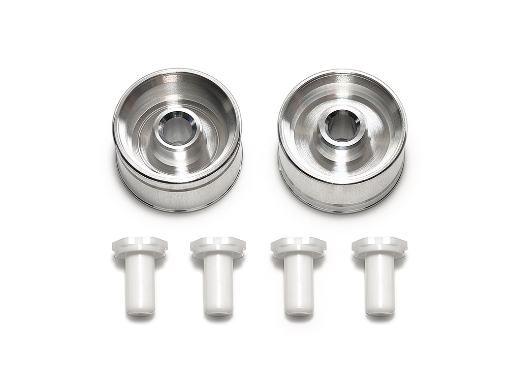 HG ALUMINUM WHEELS for SMALL DIA. NARROW TIRES (24mm) (REVERSIBLE, 2PCS.)