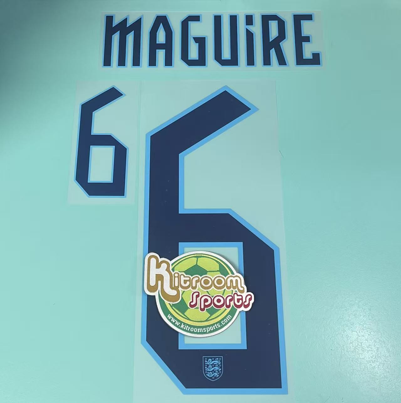 2022  England Home Nameset #6 MAGUIRE