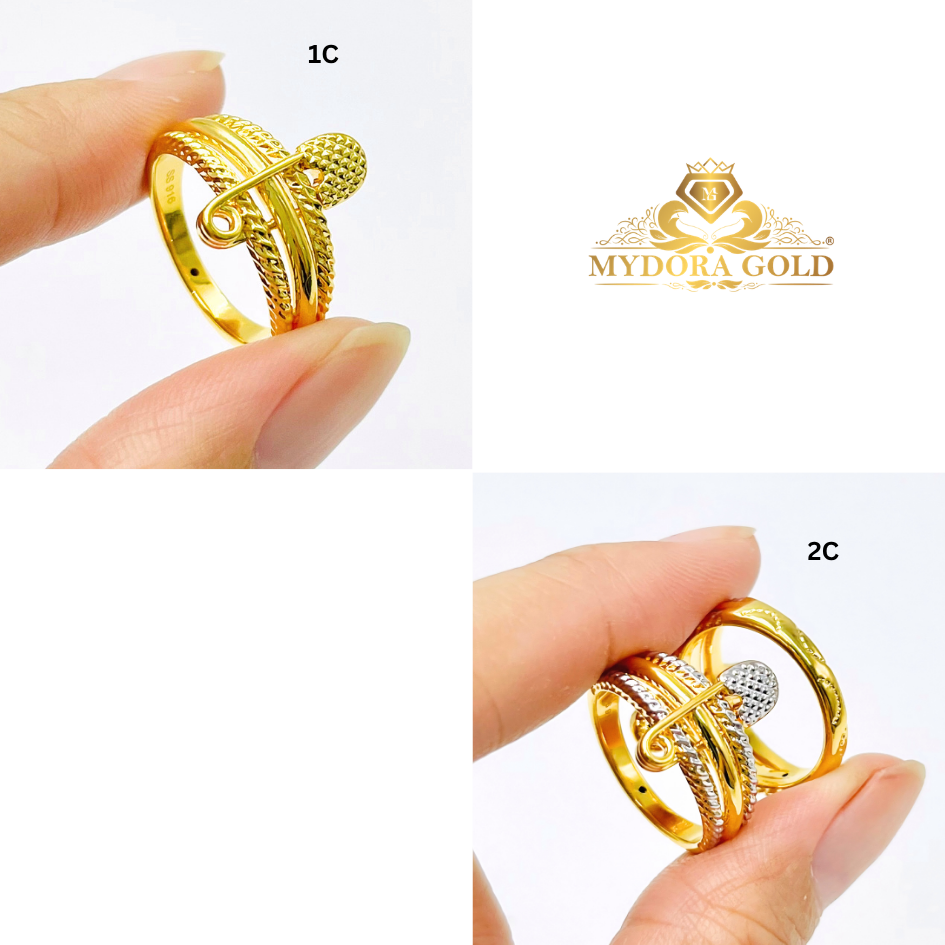 MYDORA Cincin Safety Pin Premium (5G) l EMAS 916/22K