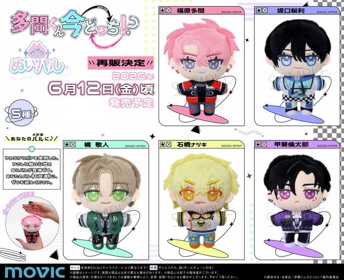 現在的是哪一個多聞！？ 隊服娃