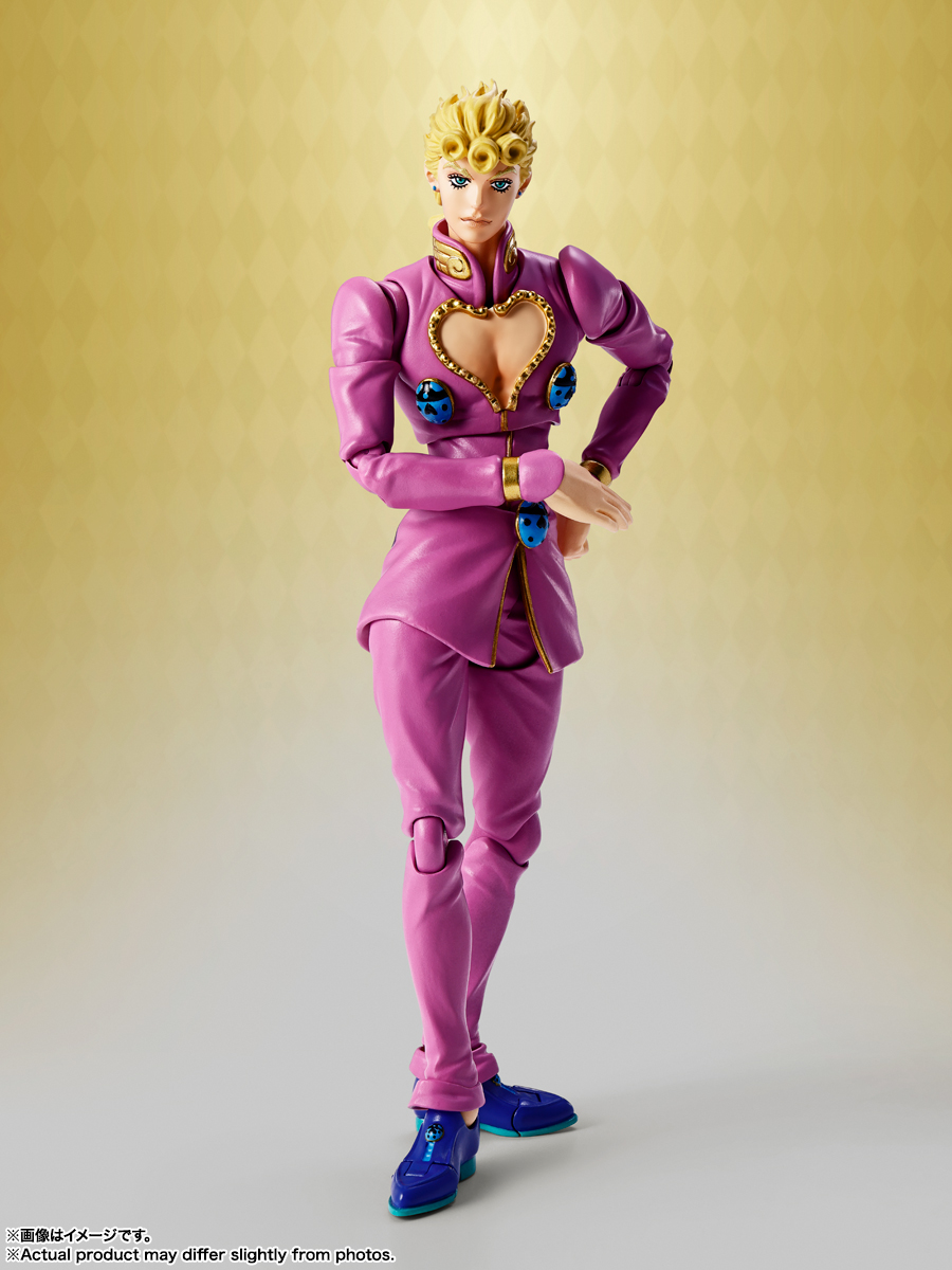 (預訂訂金 $200) (總價 $462) Bandai S.H.Figuarts JOJO的奇妙冒險 喬魯諾·喬巴拿 (行版) SHF Giorno Giovanna