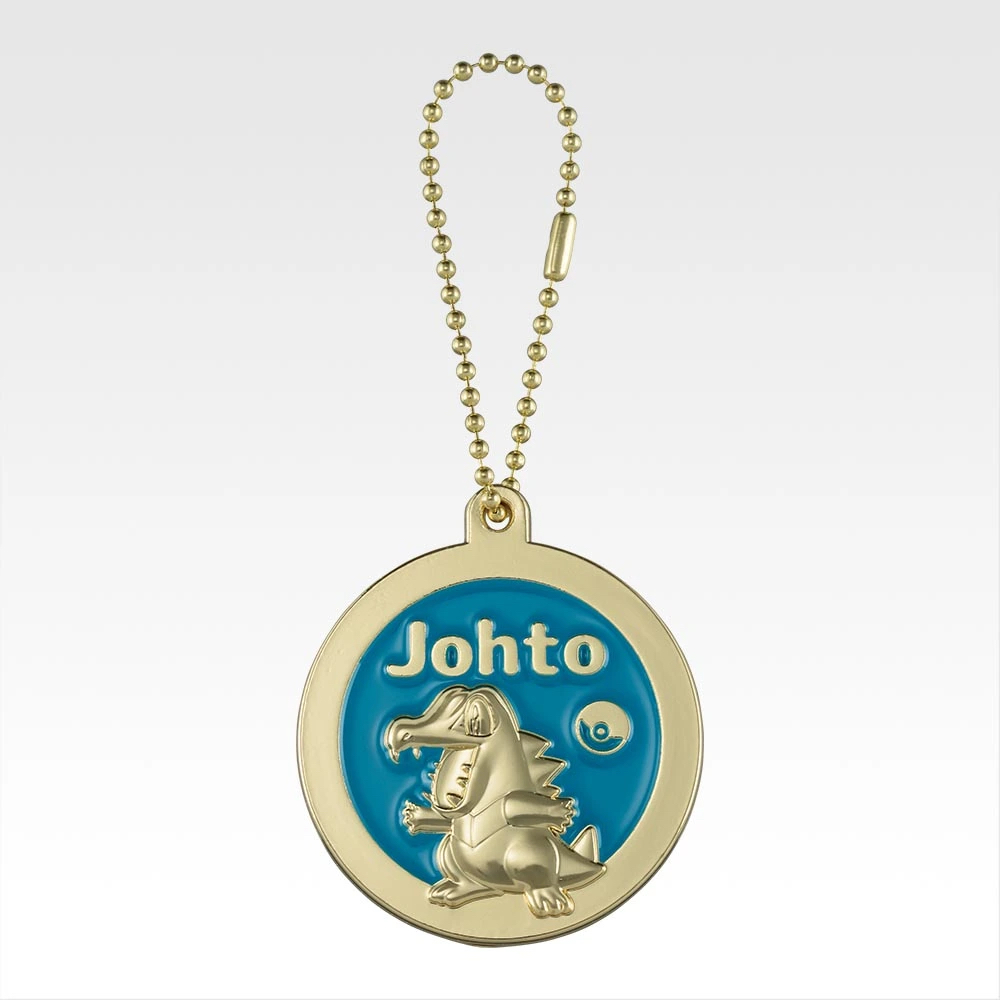 【J賞】Pokémon 30th ANNIVERSARY vol.1 一番賞金屬掛飾 - Johto Blue
