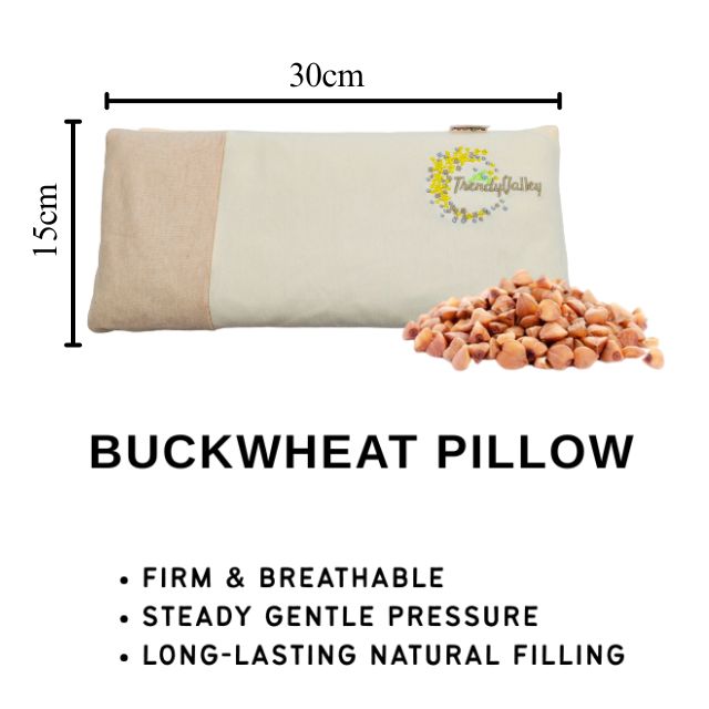 Trendyvalley Organic Baby Buckwheat Pillow & Mung Bean Pillow
