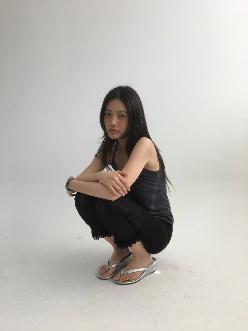 heart button camisole