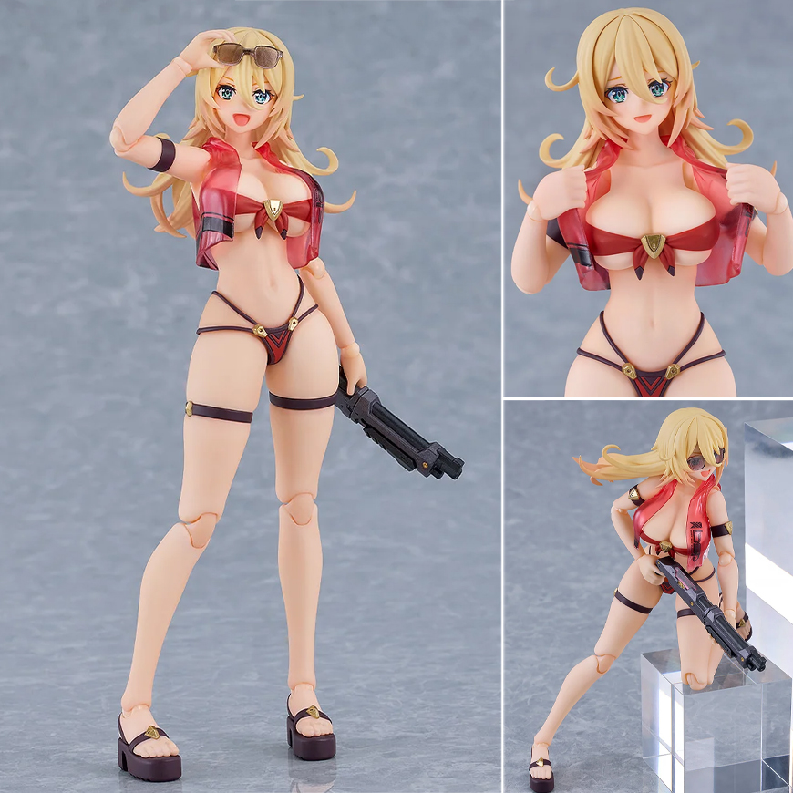 (預訂訂金 $200 / $300) (總價 $465 / $598) Max Factory figma 701 BUNNY SUIT PLANNING Veronica Sweetheart: Swimsuit Ver. 維羅妮卡·甜心 泳裝Ver. (行版普通版 / 日版特典版)