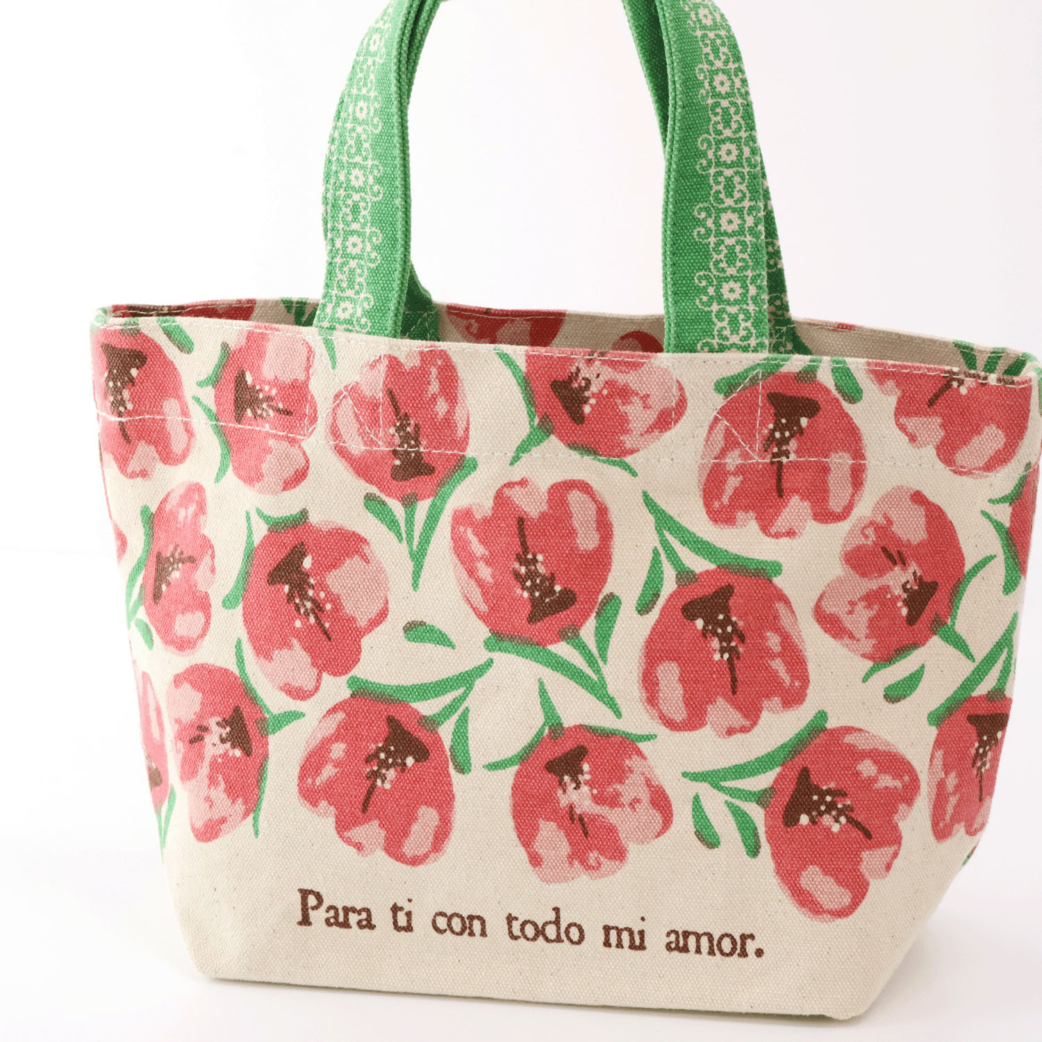 TM - 手挽布包 (桃紅色鬱金香款)