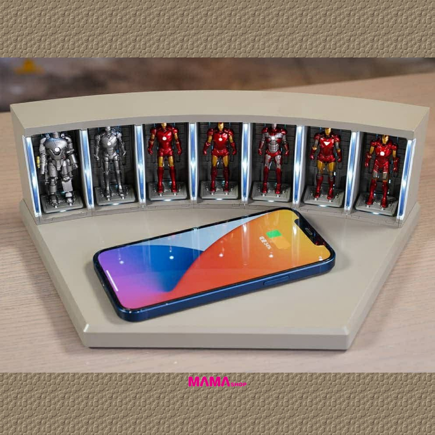 ✨✨✨MARVEL香港行貨✨✨✨ 👐🏻Iron Man 鋼鐵人格納庫👐🏻 【Hall of armor發光無線充電板📲】