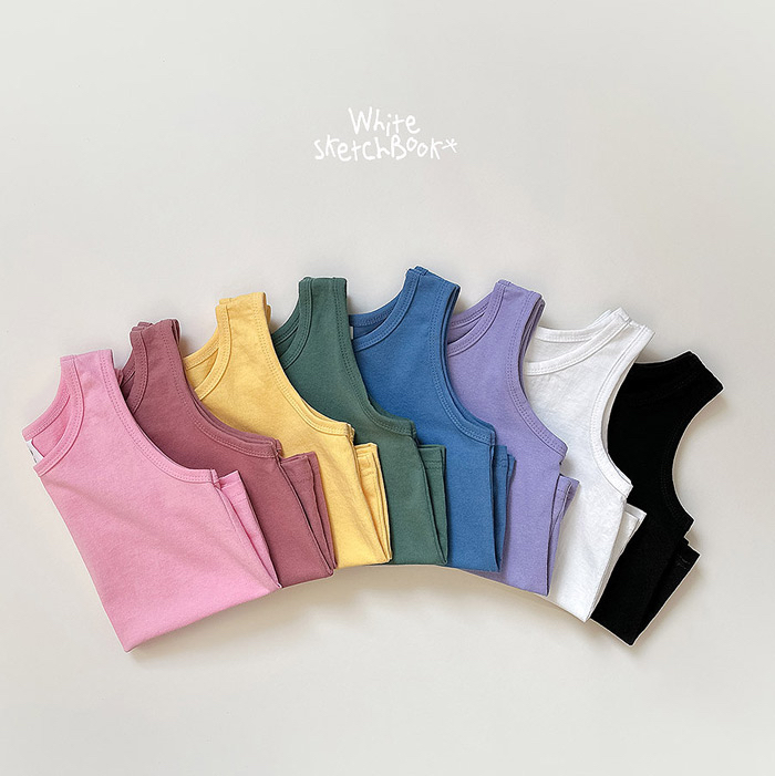 🇰🇷WhiteSketchBook背心