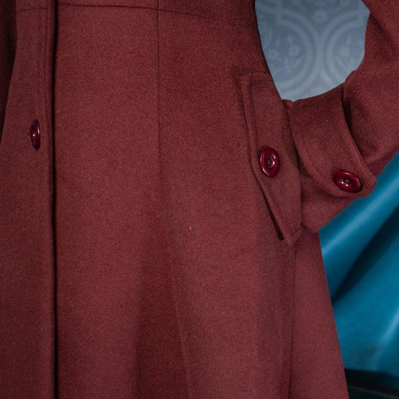 (SOLD OUT) 1940s War Time Romance Cashmere Winter Coat(FM162)