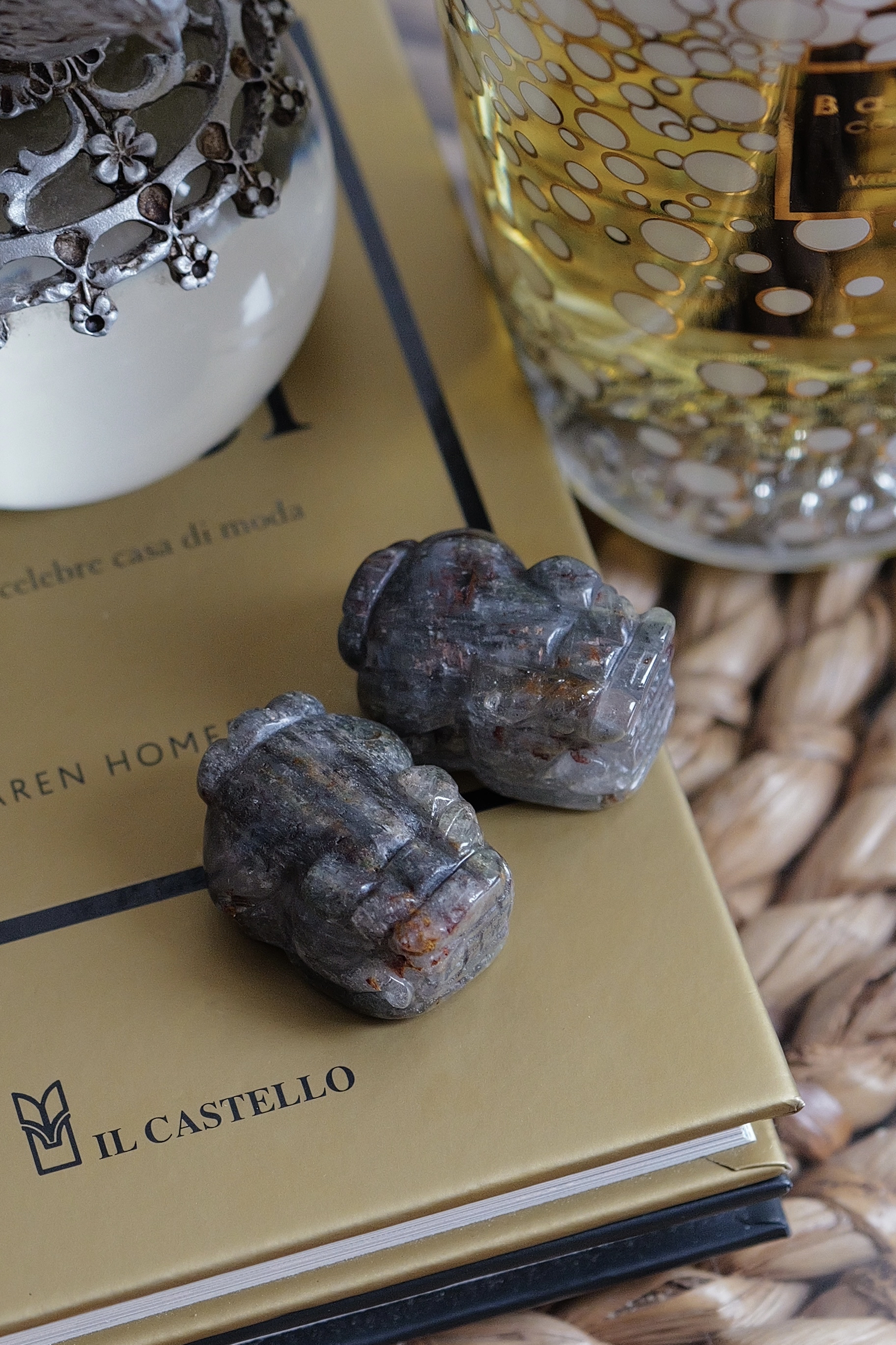 ༒3.5cm+紅綠幽靈金錢貔貅擺件一對༒ PU.1235CJ2G6M-RA18*A26