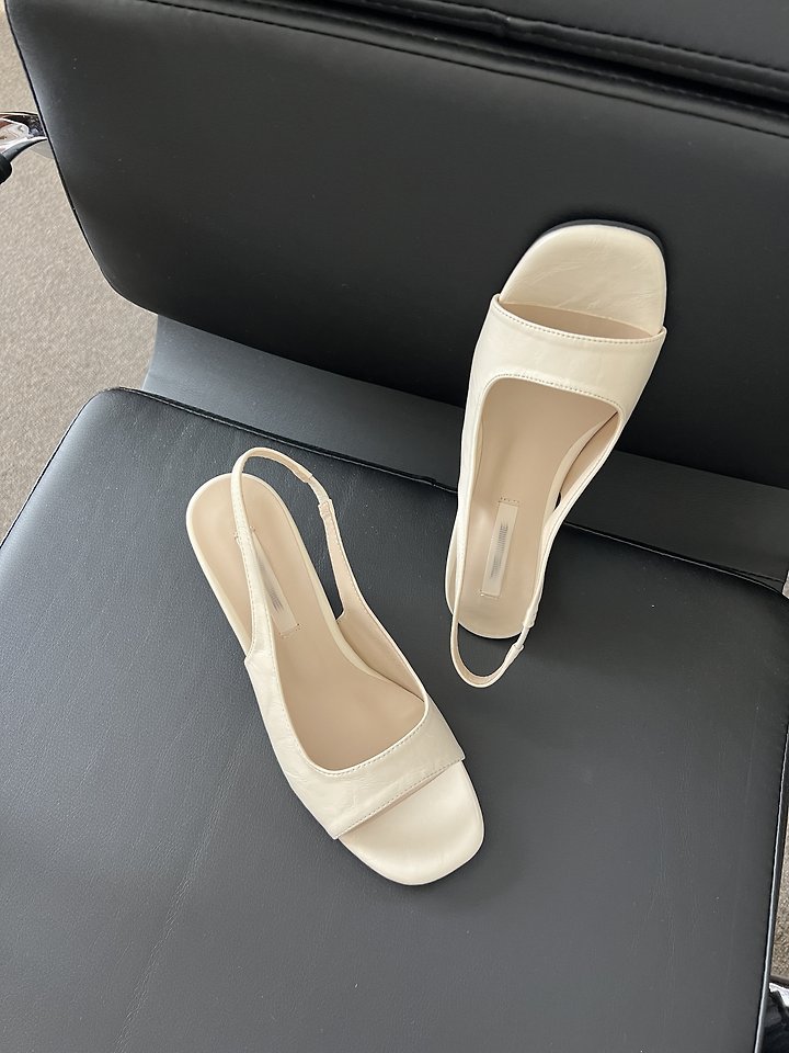 Open-toe Slingback (4 colors)