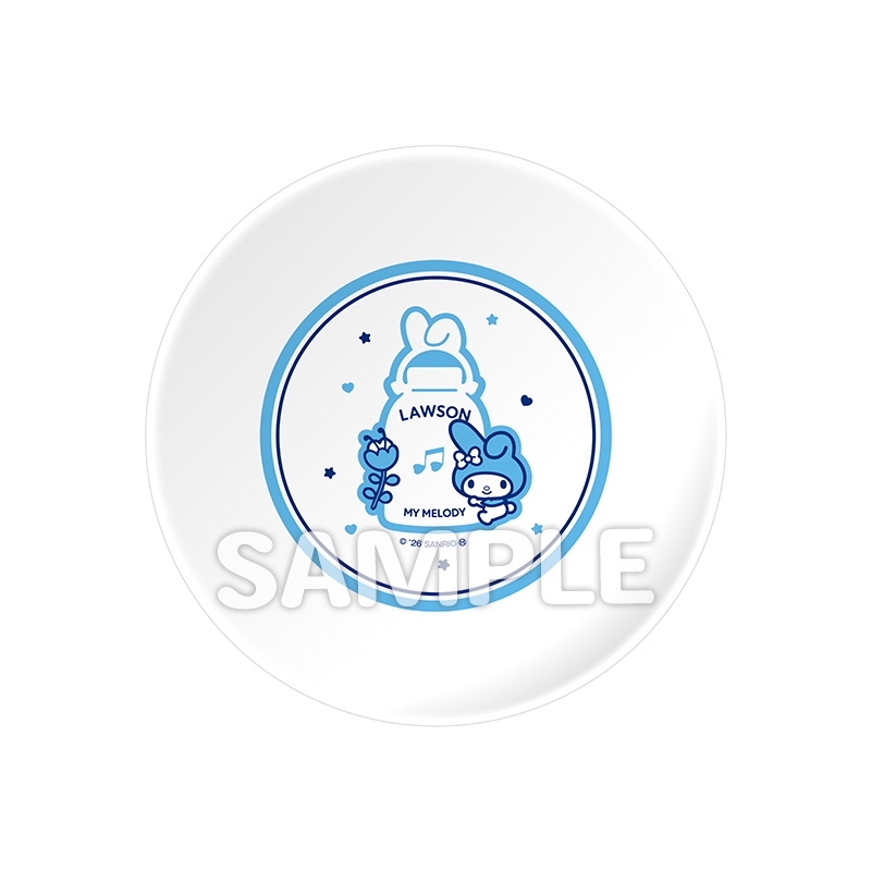 Sanrio x Lawson Set of 2 plates (My Melody) [@Loppi・HMV limited] 