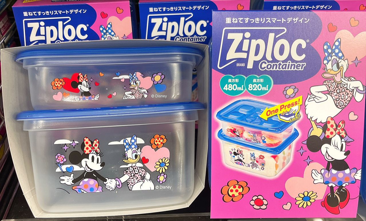 ZIPLOC Disney 食物盒 480ml + 820ml - 03260009