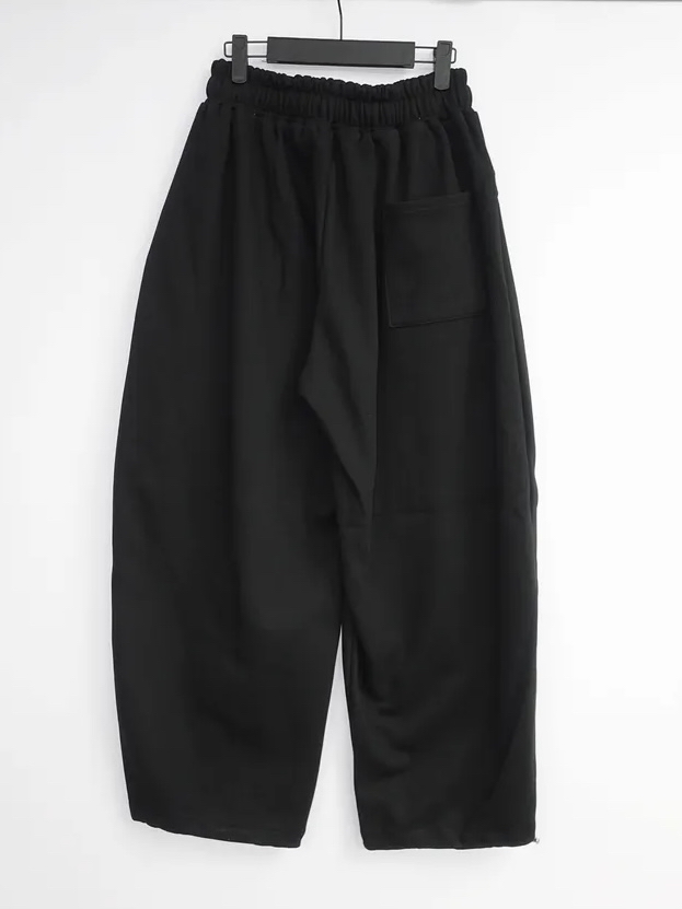 Oversized Curved Wide-Leg Sweatpants(Unisex)