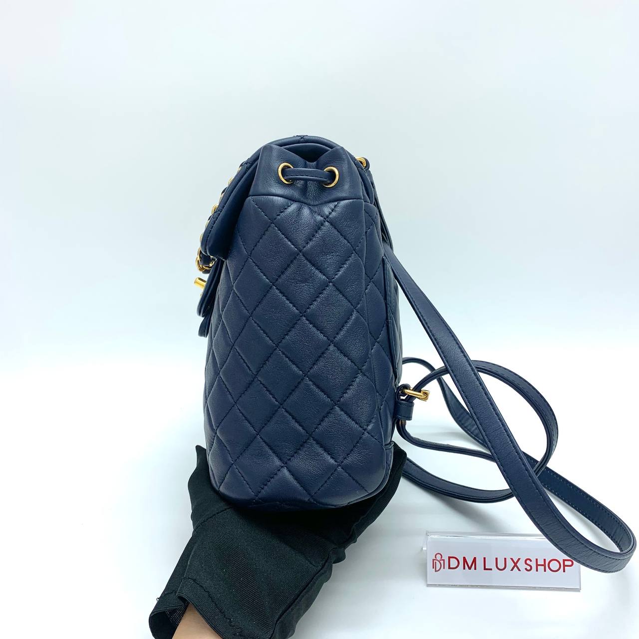Chanel Navy Blue Urban Spirit Backpack GHW (Serial 26, Y: 2019)