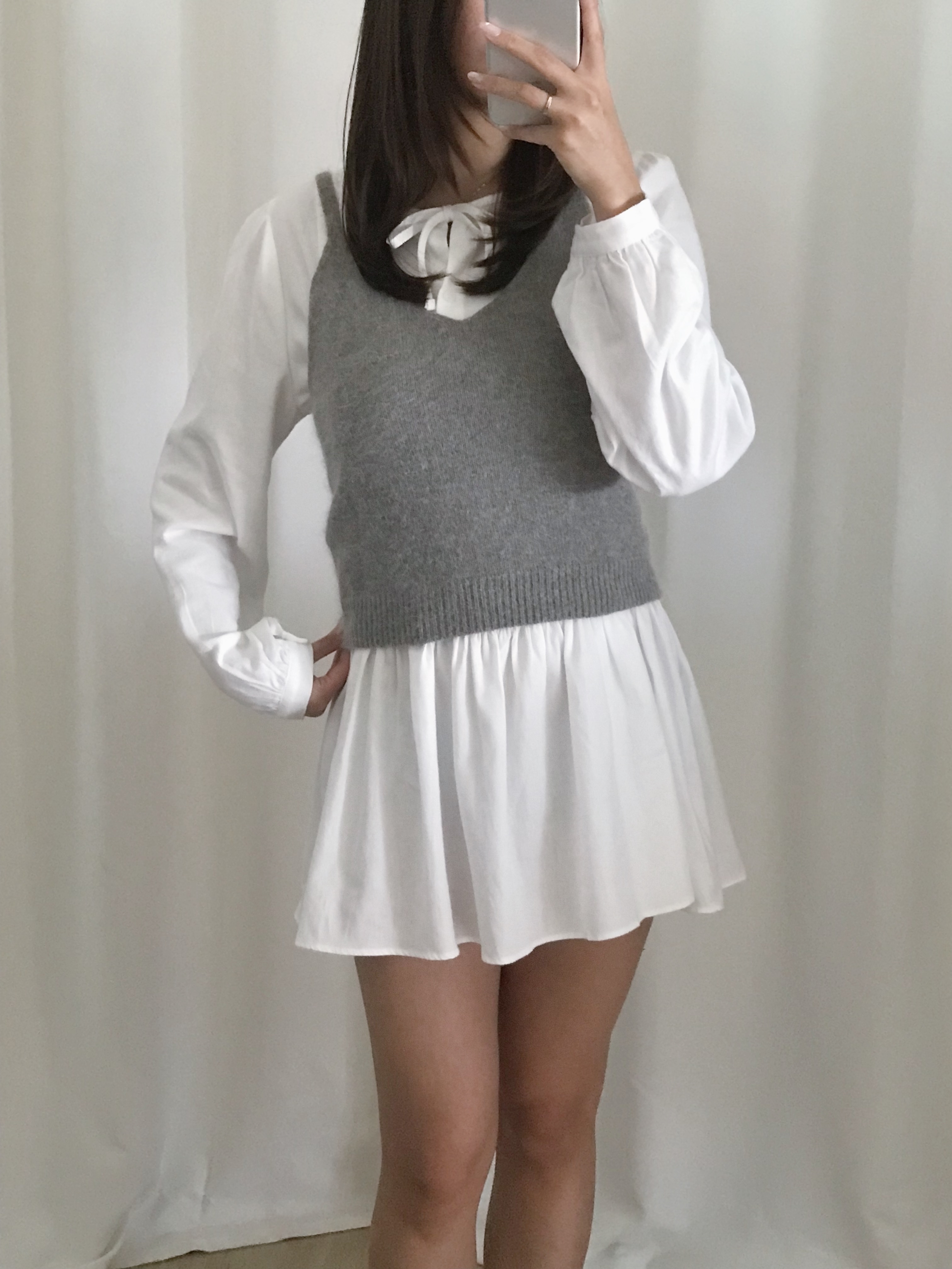 法式洋氣傘傘連身裙(兩色入)