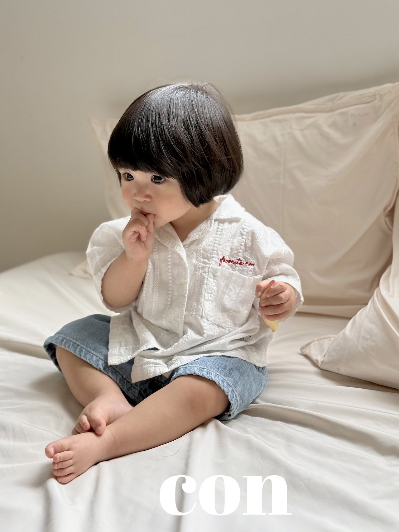 Con | denim shorts (light blue size4(97-107)