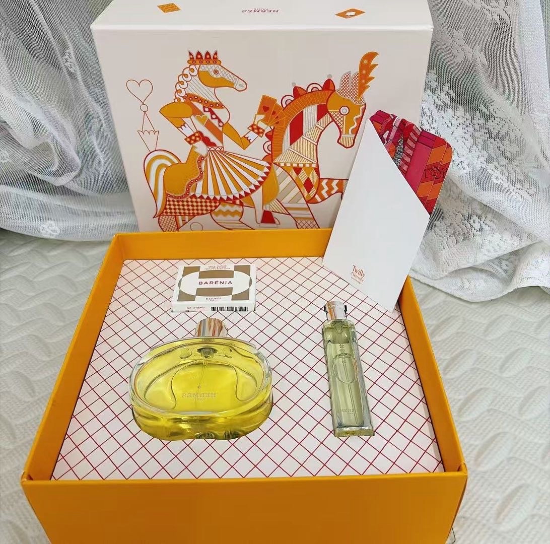 Hermes Barénia巴赫尼香水套裝三件套