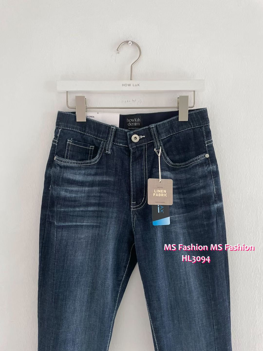 HL3094 韓國🌼Howluk深藍slimcut牛