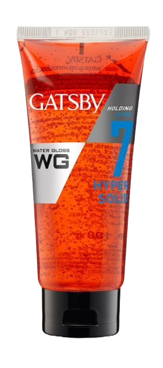 Gatsby Water Gloss Tube / Gel Rambut - 100g /  HYPER SOLID