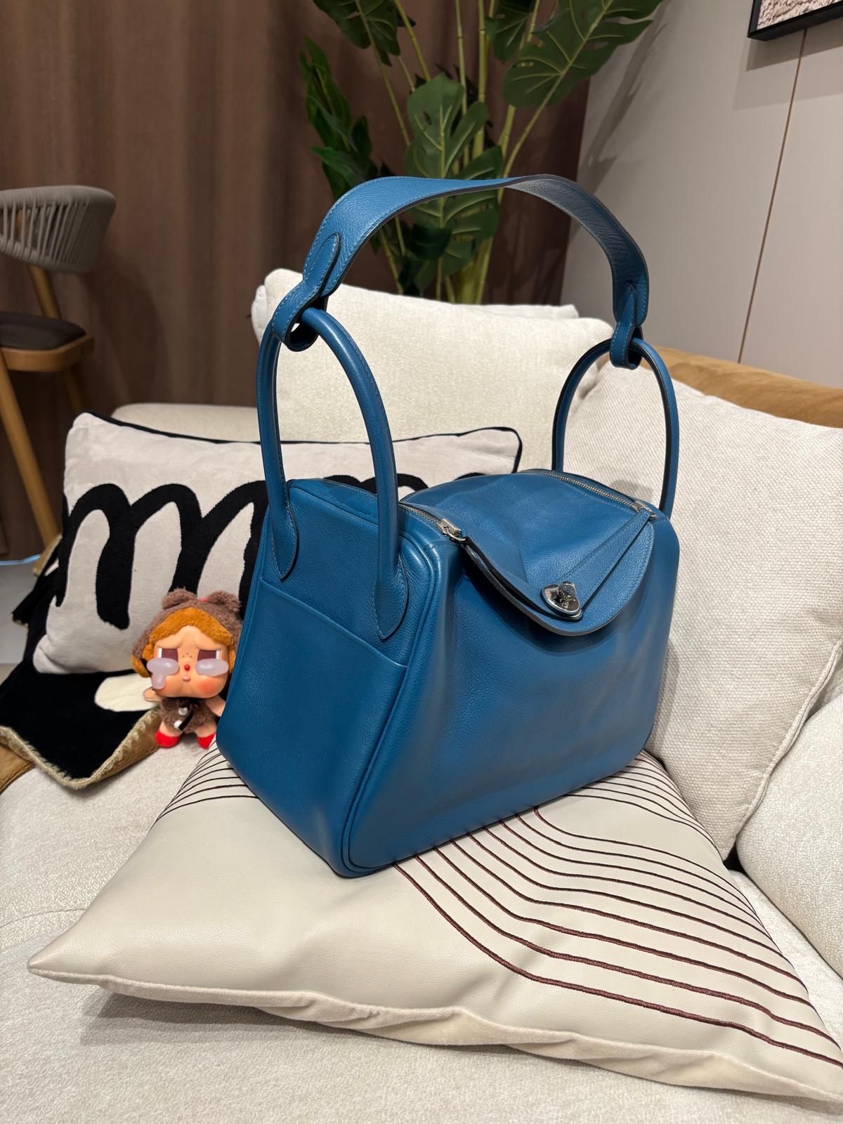 Hermes Lindy 30,evercolor 牛皮 100%Authentic ,95%new ✅塵袋✅盒