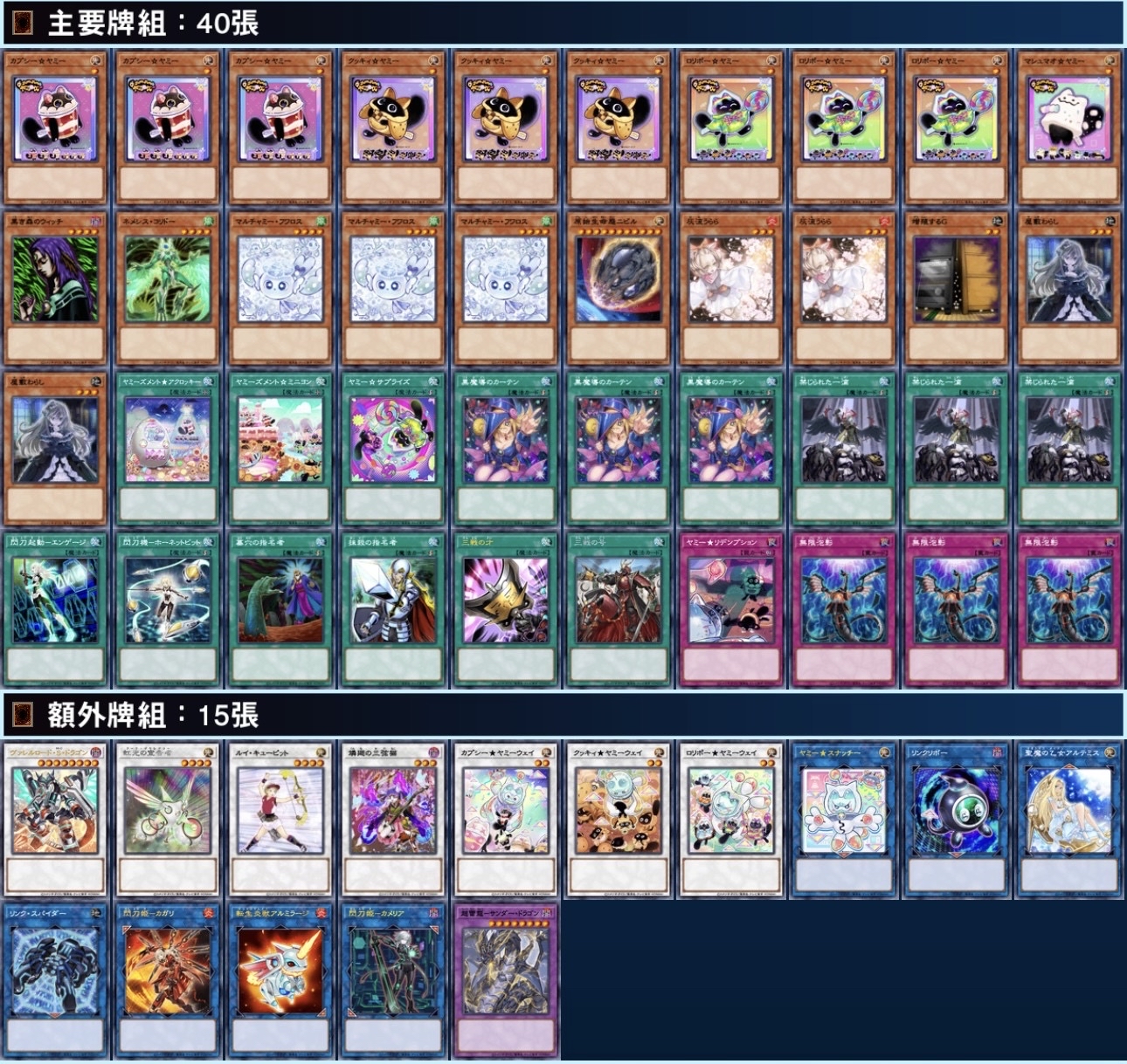 [2026.04環境] 美味獸 牌組