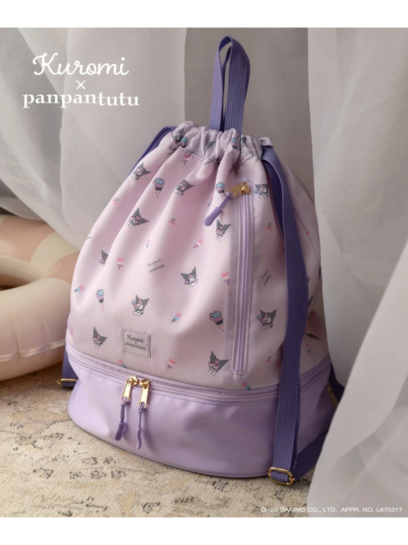 🆕【⭐預訂⭐】🇯🇵日本直送 🌀panpantutu x #Cinnamoroll / #Melody / #Kuromi 防水 分層 游水背包🌀 [PLFD-0026] [260623]
