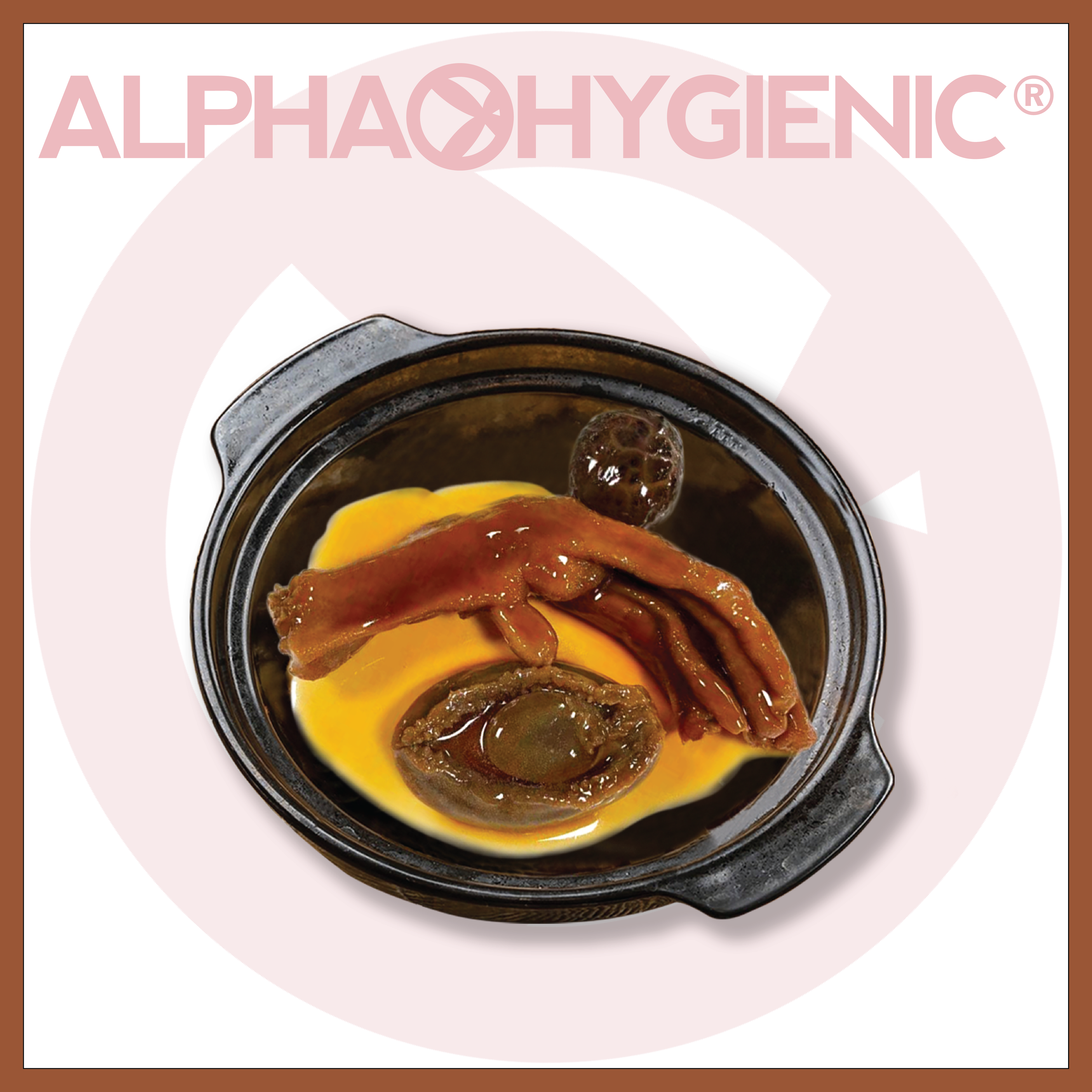 鮑魚扣鵝掌（南非鮑）