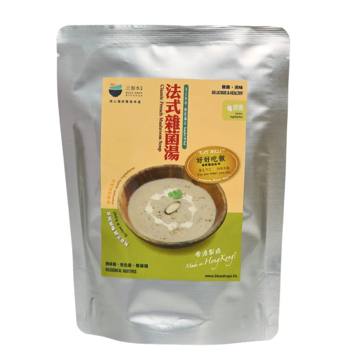 [三點水料理] 法式雜菌湯（奶素) 400g