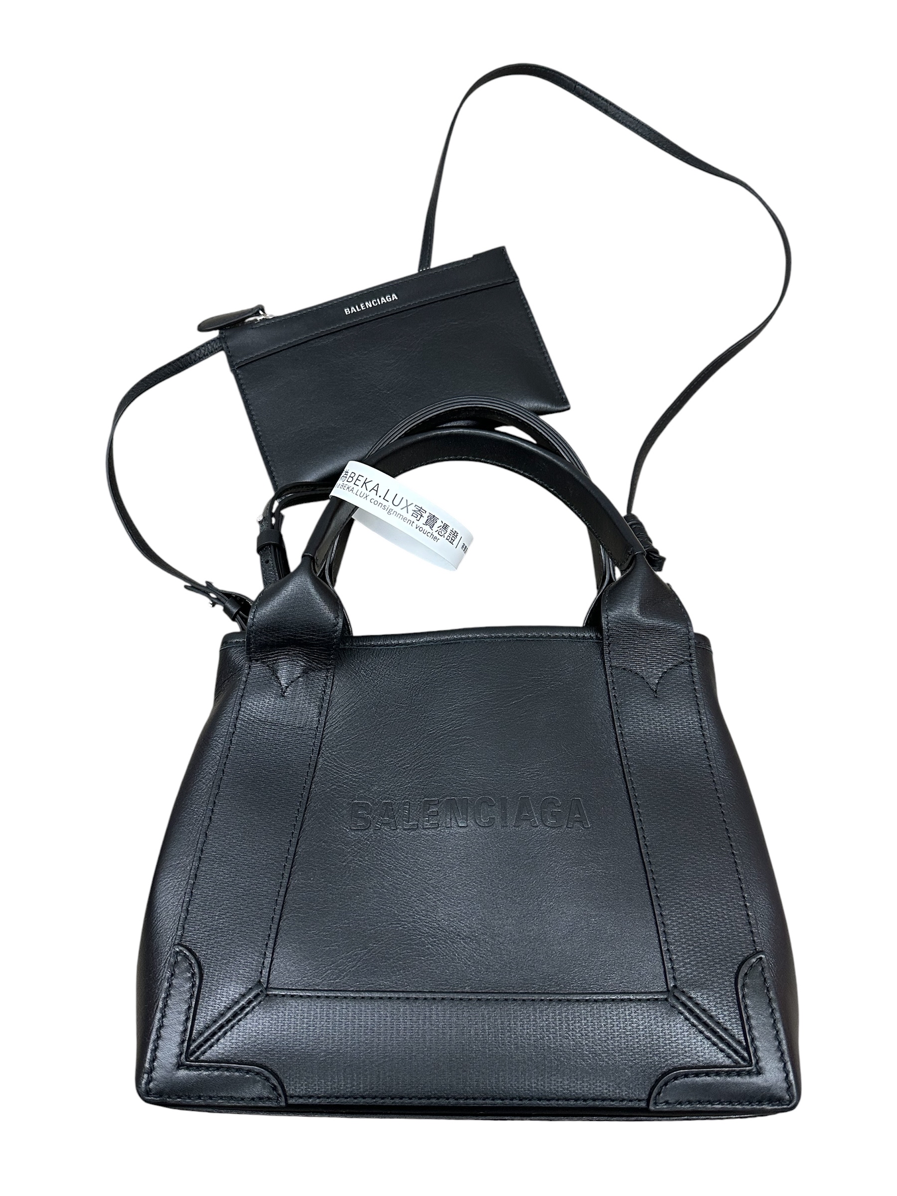 Pre-owned Balenciaga Navy Cabas Bag / Product Code: 081122