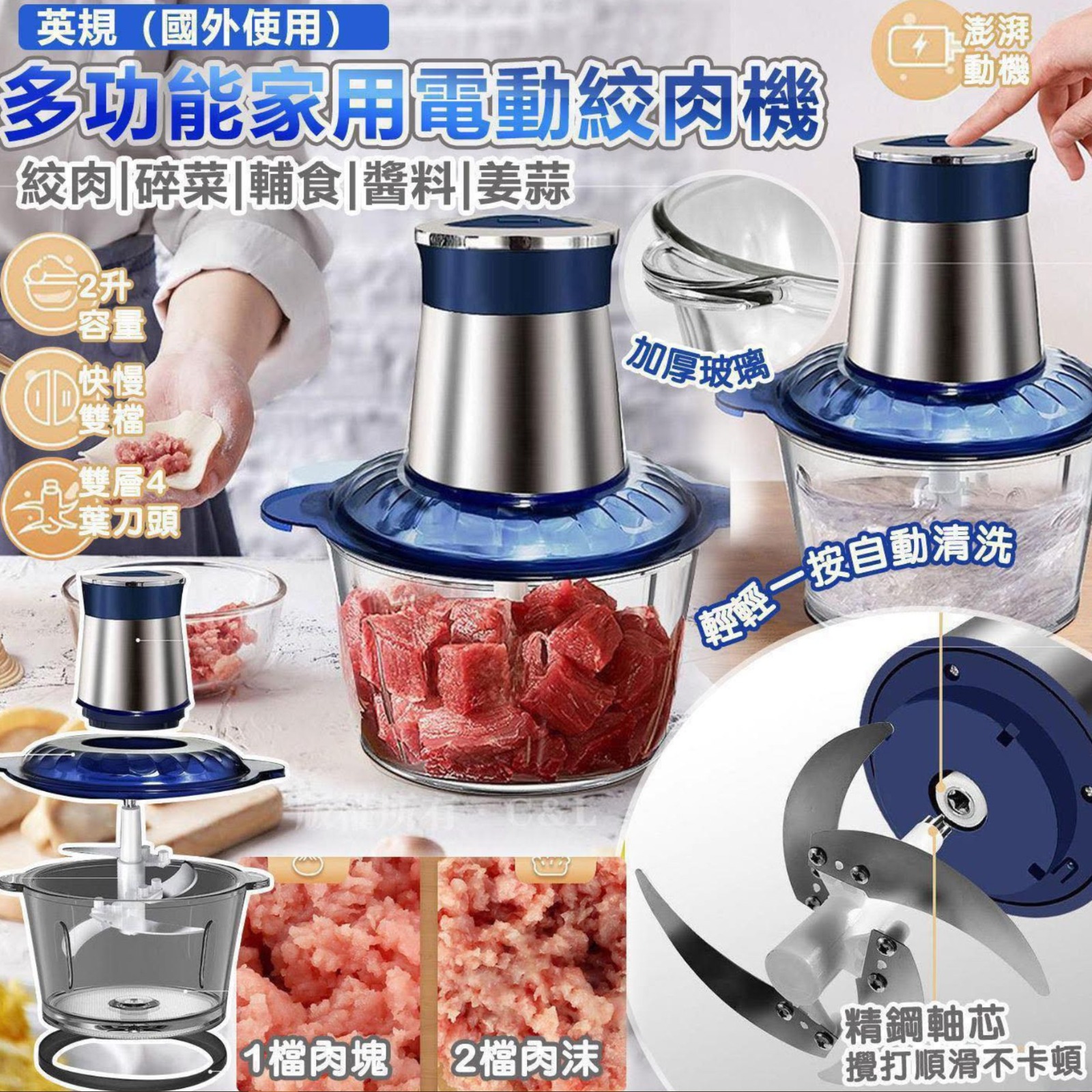 YW260489 - 多功能家用電動絞肉機