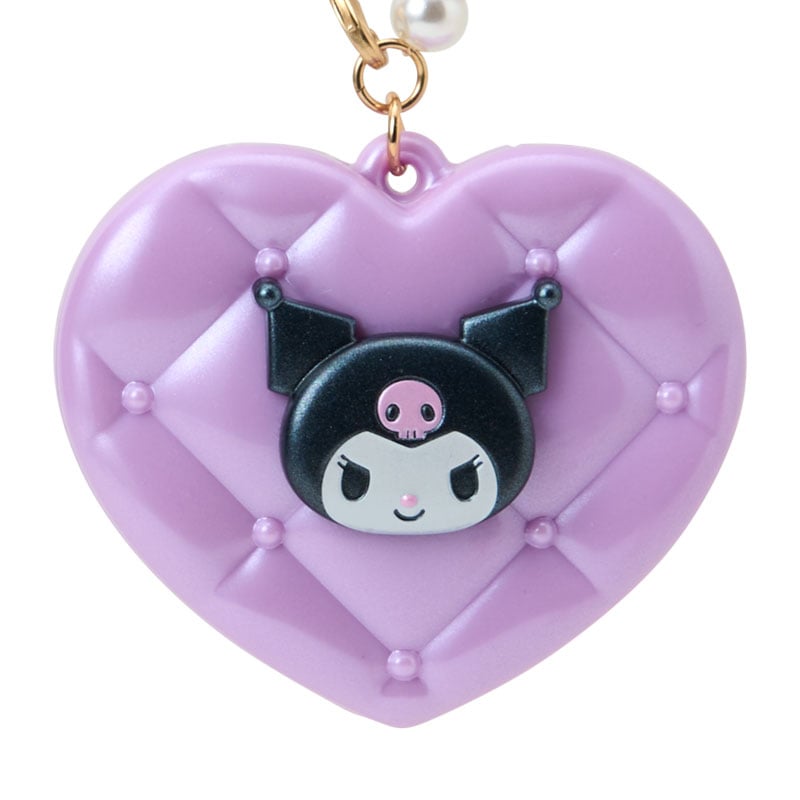現貨｜Sanrio Kuromi 日版 心形 雙面摺鏡 (17925-6)