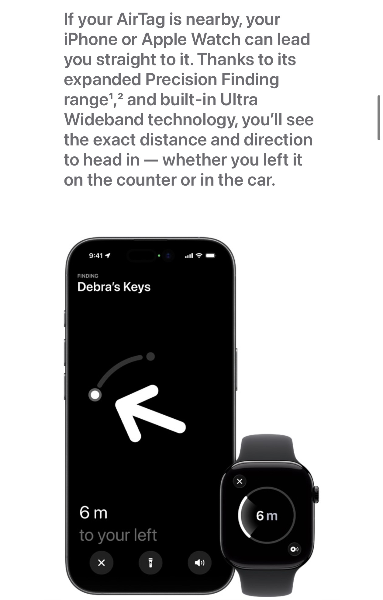 最新一代 Apple Air Tag 2 (原裝香港行貨）