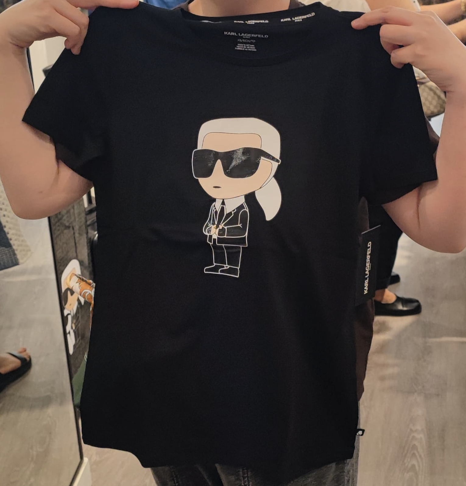 Karl Lagerfeld 純棉彈性修身短袖T-Shirt