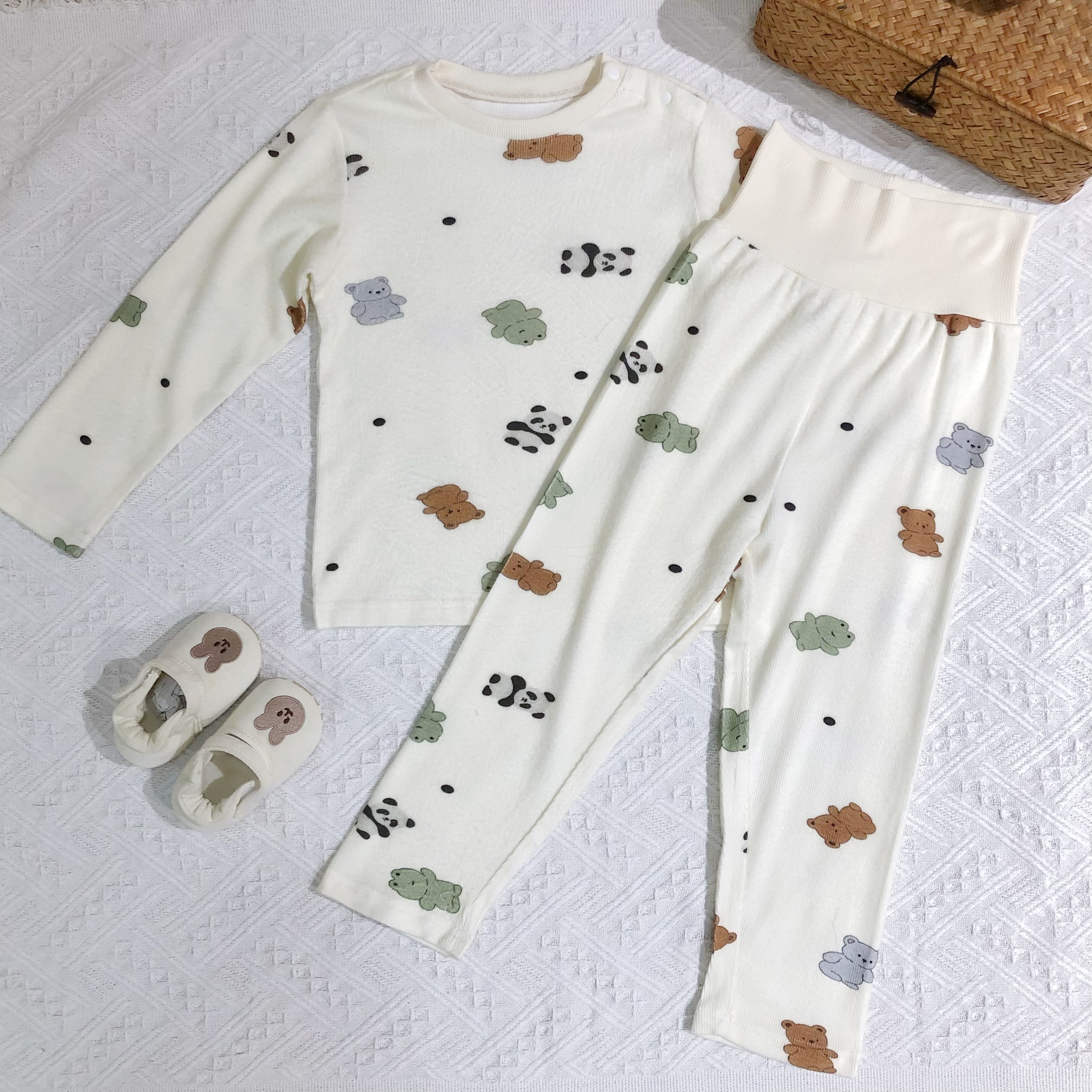 Soft Cotton Baby Pajamas with Cute Prints 