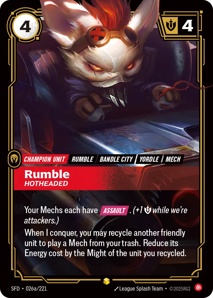 Spiritforged - Showcase - Fury Rune (Set 2)